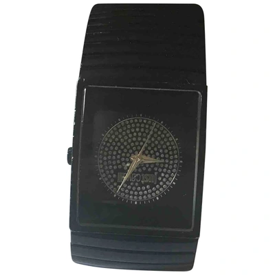 Pre-owned Just Cavalli Watch In Black