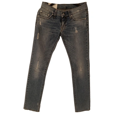 Pre-owned Edwin Slim Jeans In Blue