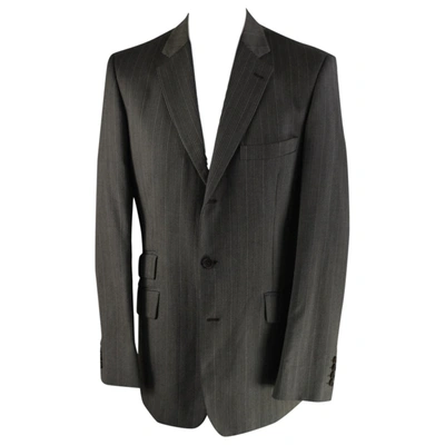 Pre-owned Just Cavalli Wool Jacket In Grey