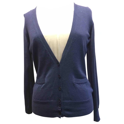 Pre-owned Etro Cashmere Cardigan In Blue