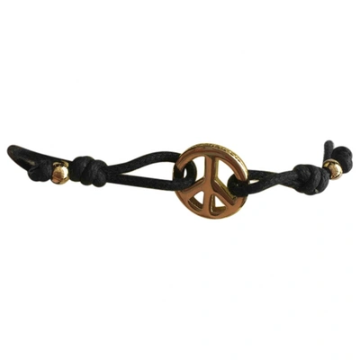 Pre-owned Mulberry Leather Bracelet In Black