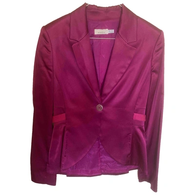 Pre-owned Pinko Purple Synthetic Jacket