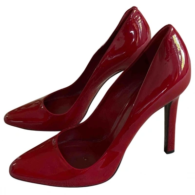 Pre-owned Tamara Mellon Patent Leather Heels In Red
