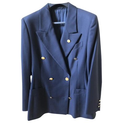 Pre-owned Ballantyne Wool Blazer In Blue