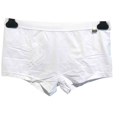 Pre-owned Fendi White Swimwear