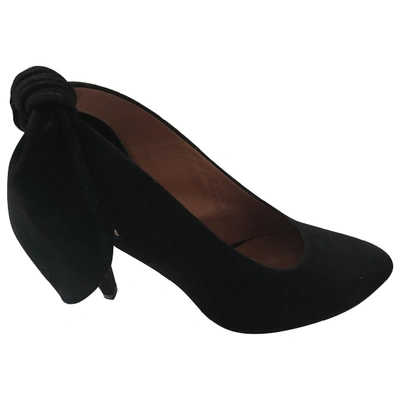 Pre-owned Carven Black Suede Heels