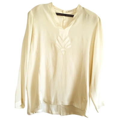 Pre-owned Marc Jacobs Silk Tunic In Beige