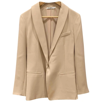 Pre-owned Alexander Wang T Beige Polyester Jacket