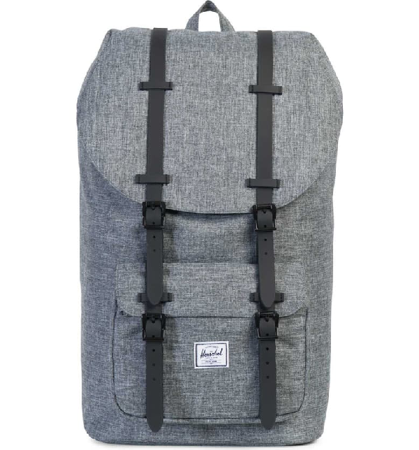 herschel raven crosshatch backpack