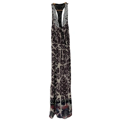 Pre-owned Patrizia Pepe Silk Maxi Dress In Other