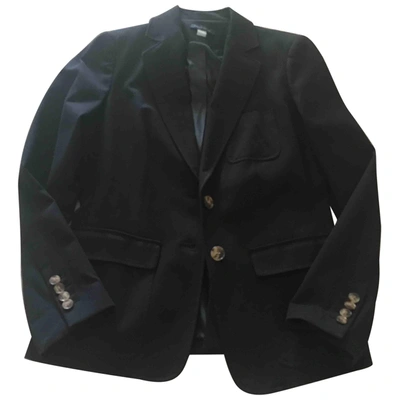 Pre-owned Tommy Hilfiger Black Cotton Jacket