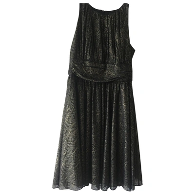 Pre-owned Badgley Mischka Mid-length Dress In Black