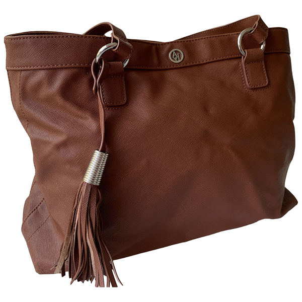 Pre-owned Armani Jeans Brown Handbag | ModeSens