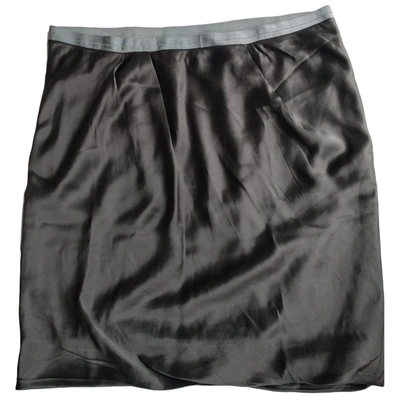 Pre-owned Vanessa Bruno Silk Mid-length Skirt In Grey