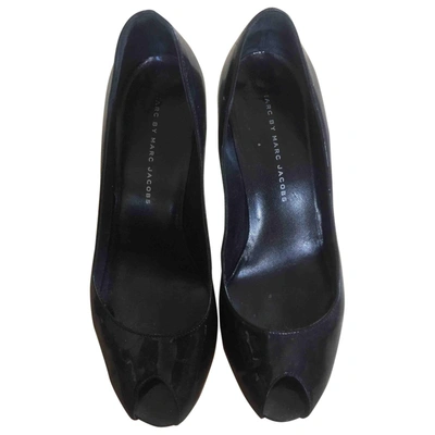 Pre-owned Marc By Marc Jacobs Patent Leather Heels In Black