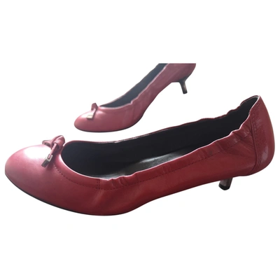 Pre-owned Bally Leather Ballet Flats
