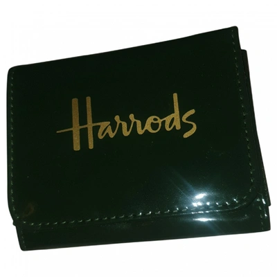 Pre-owned Harrods Green Wallet
