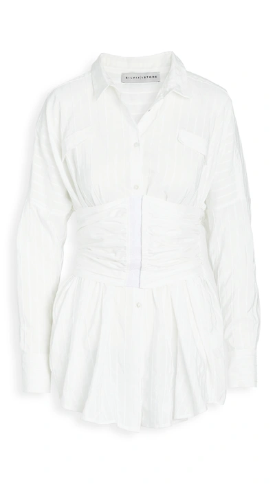 Silvia Astore Ambra Shirt In White
