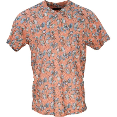 Lords Of Harlech Maze Blossom Canvas Coral