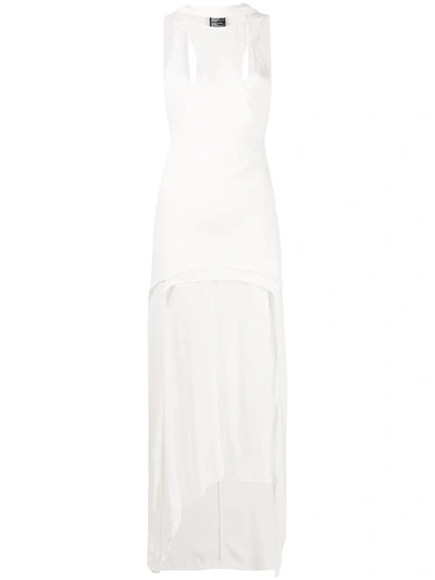 Ann Demeulemeester Reconstructed Layered Dress In White
