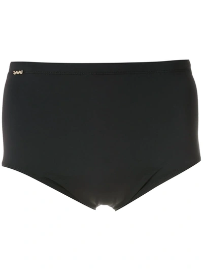 Amir Slama Plain Boxer Swimming Trunks In Black