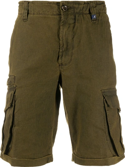 Myths Cargo Pockets Shorts In Green