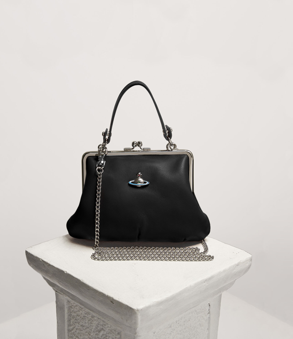 Vivienne Westwood Black Emma Frame Purse Cross-body Bag | ModeSens