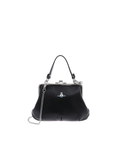 Vivienne Westwood Black Emma Frame Purse Cross-body Bag