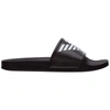 Emporio Armani Men's Slippers Sandals Rubber In Black