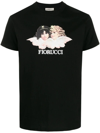 Fiorucci Vintage Angel T-shirt In Black