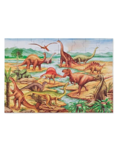 Melissa & Doug Kids' Toy, Dinosaurs Floor Puzzle (48 Pc) In No Color