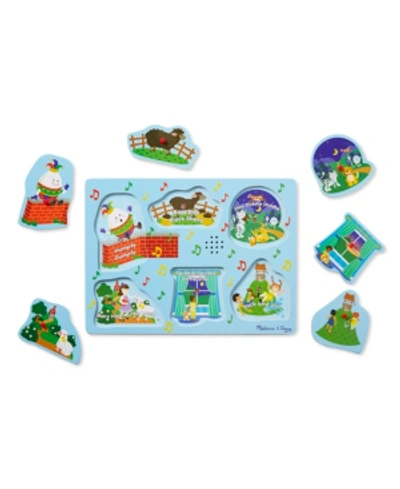 Melissa & Doug Melissa And Doug Nursery Rhymes 2 - Sound Puzzle In No Color