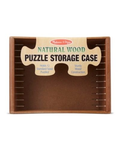 Melissa & Doug Melissa And Doug Natural Wood Puzzle Case In No Color