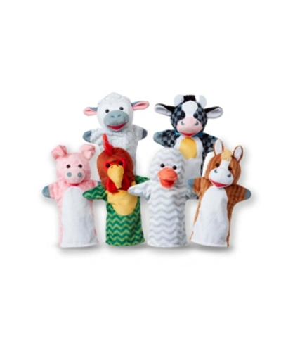 Melissa & Doug Melissa And Doug 6-piece Barn Buddies Hand Puppets In No Color