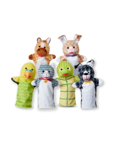 Melissa & Doug Melissa And Doug 6-piece Pet Buddies Hand Puppets In No Color