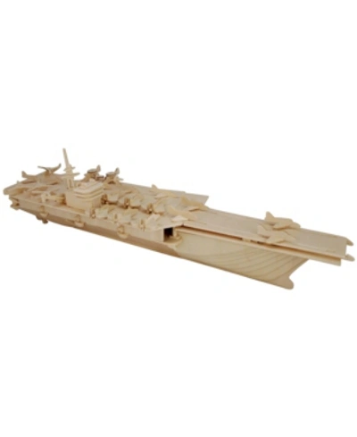 Puzzled Aircraft Carrier Wooden Puzzle