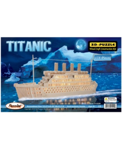 Puzzled Titanic Natural Wood Puzzle