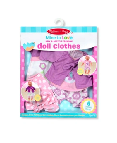 Melissa & Doug Melissa And Doug Mine To Love Mix And Match Fashion Doll Clothes