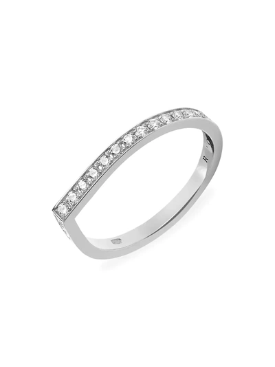 Repossi Antifer 18k White Gold & Diamond Ring