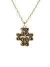 Gurhan Women's Antiquities 18k, 22k & 24k Yellow Gold Bronze Cross Pendant Necklace