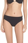 Melissa Odabash Brussels Bikini Bottoms In Black Ribbed