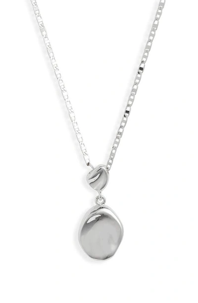 Jenny Bird Thea Small Pendant Necklace In Silver