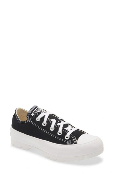 Converse Chuck Taylor(r) All Star(r) Lugged Low Top Sneaker In Black/ White/ White
