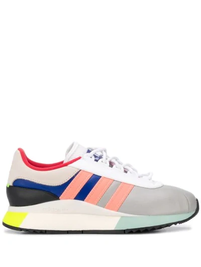 Adidas Originals Sl Andridge Sneaker In Gray And Pink In Multicolour