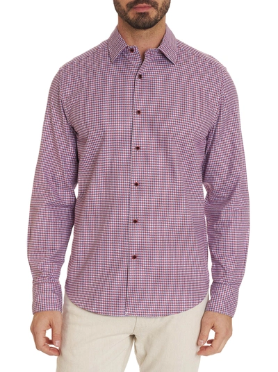 Robert Graham Auburndale Printed Long Sleeve Shirt In Red