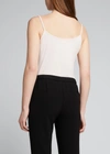 Majestic Scoop Neck Camisole Tee In Petale