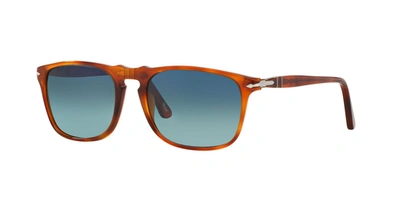 Persol Po3059s In Polarized Light Blue Gradient