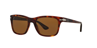 Persol Men's Polarized Sunglasses, Po3288s 55 In Polarized Brown