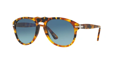 Persol 649 In Polarized Light Blue Gradient