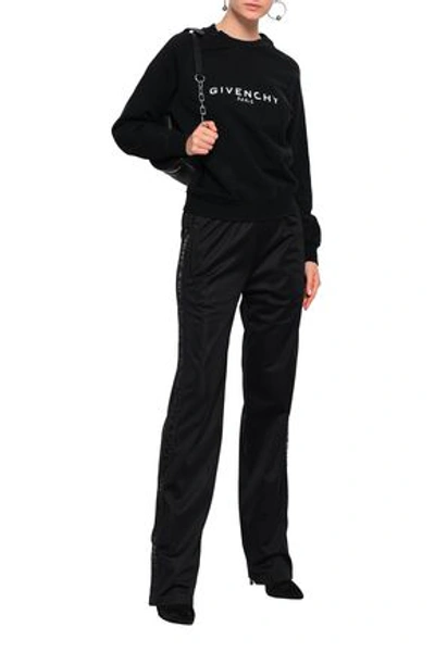 Givenchy Jersey Flared Pants In Black